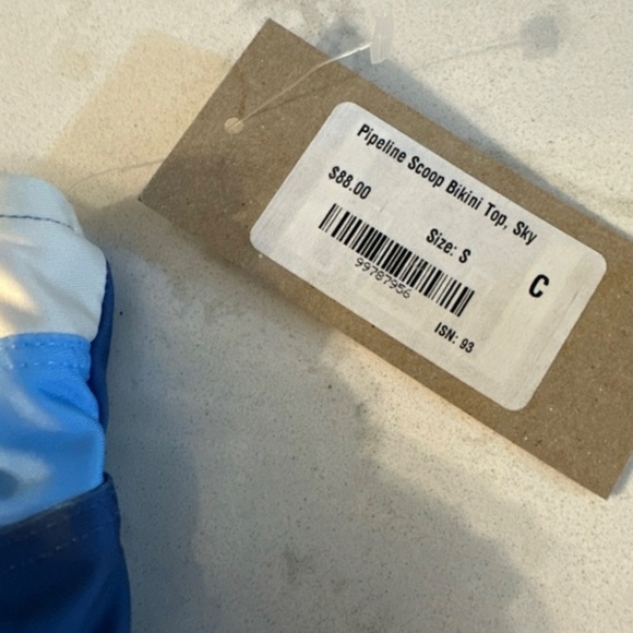 NWT Albion PIPELINE SCOOP BIKINI TOP - Picture 3 of 5